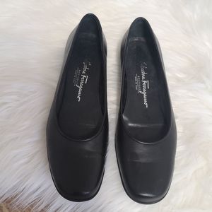 Salvatore Ferragamo Black Flats
